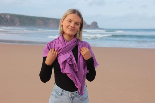 Cashmere Pashmina Nepalese 100% Handmade Warm Shawl Stole Scarf Neck Wrap Throw  - Zdjęcie 20 z 24