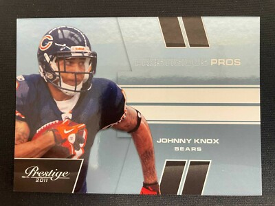 JOHNNY KNOX 2011 PRESTIGE FOOTBALL PRESTIGIOUS PROS 02/10 - CHICAGO BEARS *2486