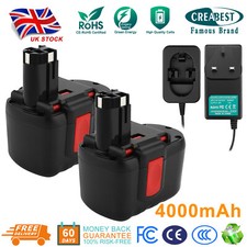 24V 4.0AH Ni-MH Battery/Charger for Bosch BAT240 BAT030 BAT299 PSB24VE-2 GSR 24V
