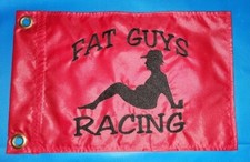 Custom Fat Guys Racing Safety Flag UTV JEEP ATV Fits regular  lighted whips