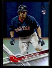 2017 Topps Update #US142 Tzu-Wei Lin Rainbow Foil Card Boston Red Sox