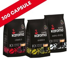 300 Cialde capsule Mix compatibili Nespresso* Karoma classico -soave- intenso