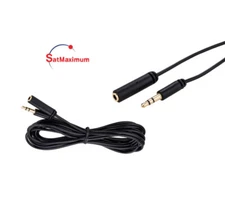 3.5mm Stereo Audio Headphone Male to Female Aux Extension Cable 3ft - 100ft Lot