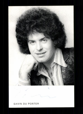 Garvin du Porter Autogrammkarte Original Signiert ## BC 129428