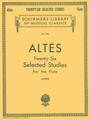 Twenty-Six Selected Studies Flute Method Sheet Music Book NEW 050258530