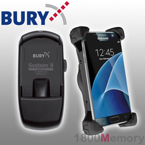 Bury System 9 Active Cradle + Base Plate Car Kit f Samsung Galaxy S9 S10 S20 S21 - Picture 1 of 1