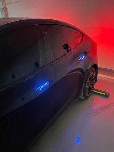 4PCS Electric Pop-up Door Handle Kits With Blue LED For Tesla MODEL 3 2017-2023 - Picture 11 of 11