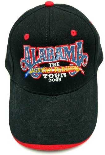ALABAMA BAND hat 2003 The American 