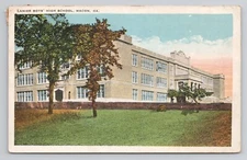Lanier Boys' High School Macon Georgia c1927 Postcard