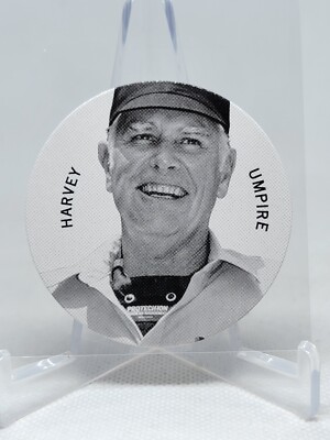 2013 Panini Cooperstown Collection Colgan's Chips Discs Doug Harvey HOF E3E