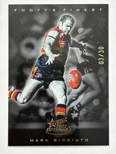 2022 AFL Optimum Footy Finest Black FFB1 Mark Ricciuto Adelaide 03/30 *Low