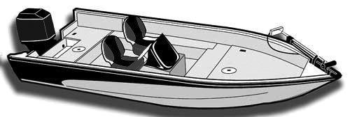 7.6oz BOAT COVER ALUMACRAFT ESCAPE 145 CS 2014-2020 - Picture 1 of 8