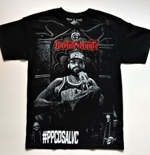 Camiseta CARTEL DE SANTA RARA Logo Bordado Rap Hip Hop Control Machete México