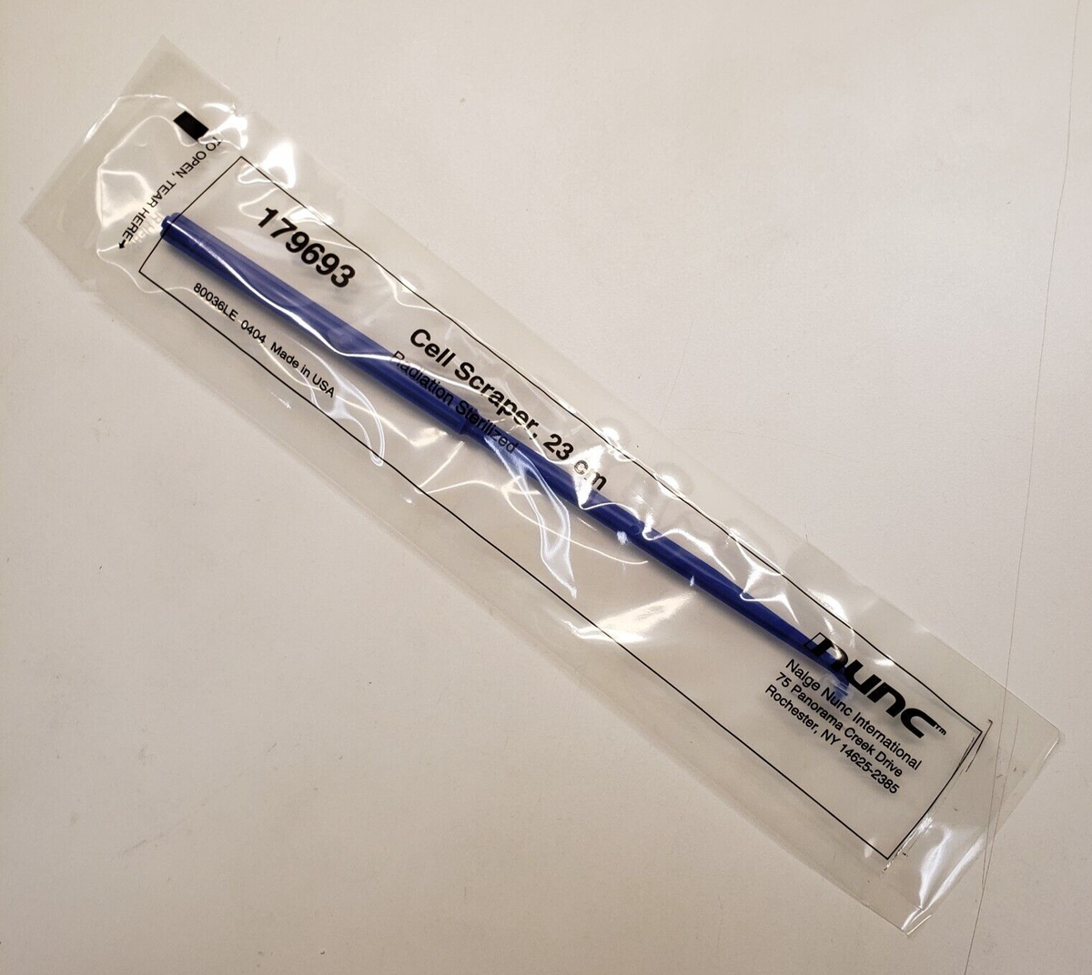 Thermo Scientific Nunc Cell Scraper 179693, PE Blade, PS Handle 23