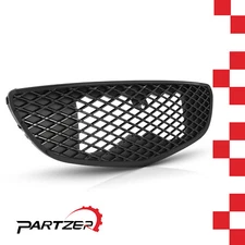 Front Bumper Grille Black Fits Genesis GV70 2022-2023 Sport  W/ Camera Hole