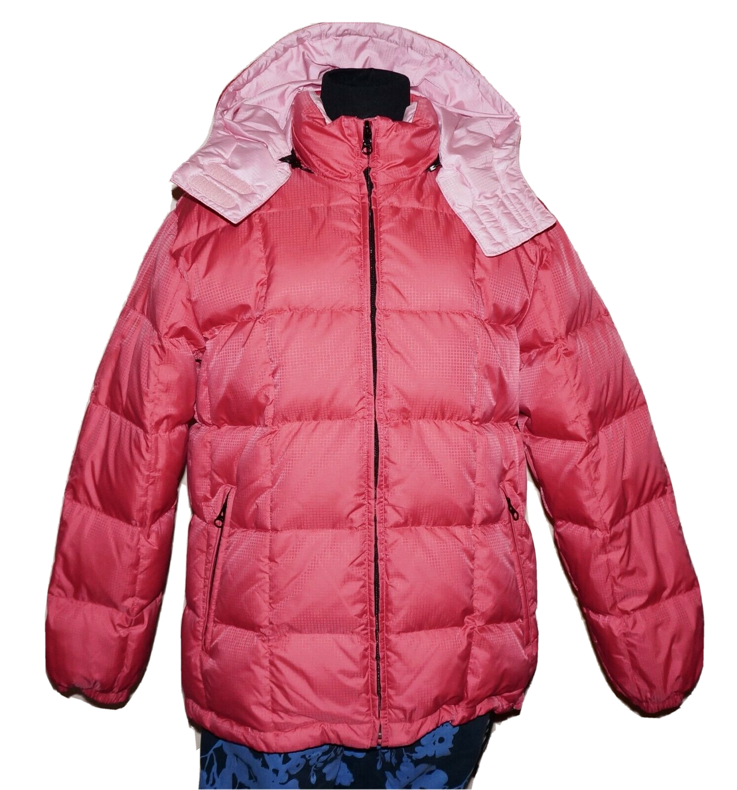 Coral Pink GOOSE DOWN Puffer Jacket 