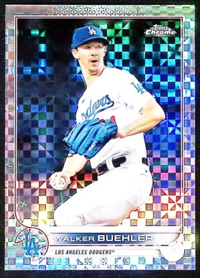 Walker Buehler - 2022 Topps Chrome #123 X-Fractor - Dodgers
