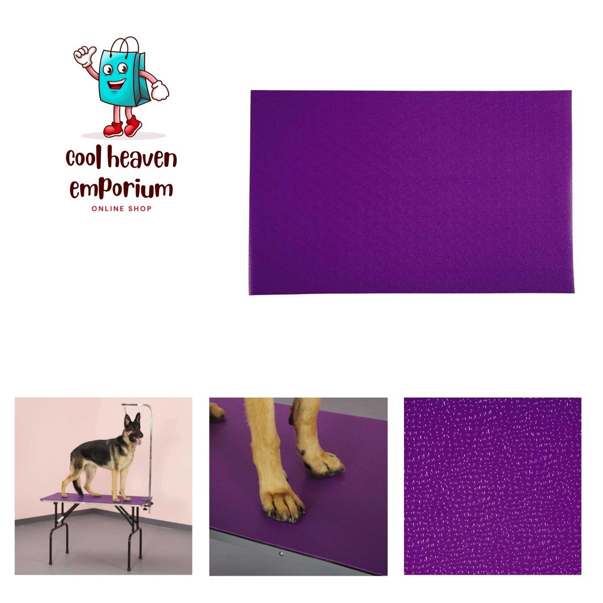 PVC and Foam Pet Groomer's Table Mat