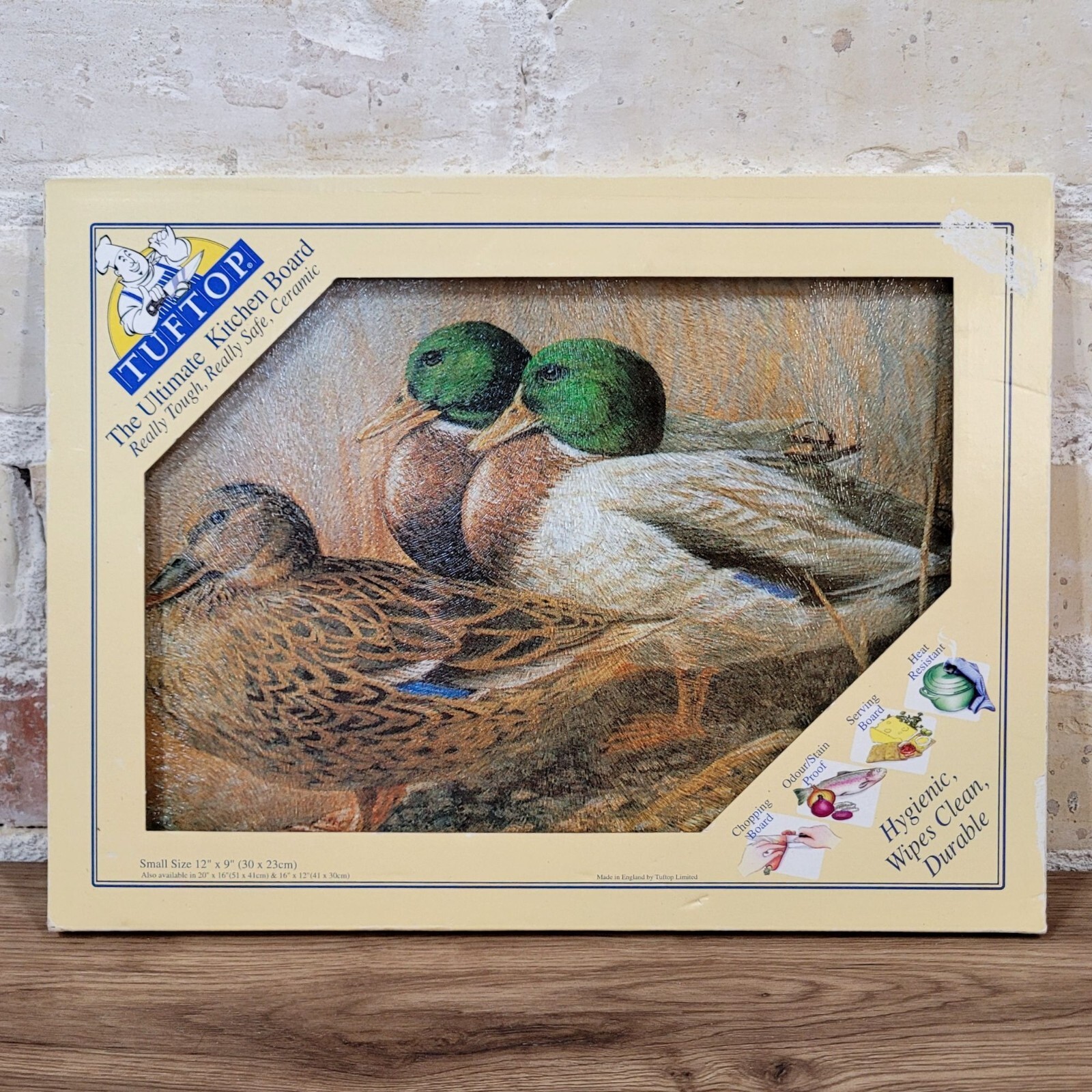 Cutting Board Duck Mallard Cabin Cottage Dad Gift 12x9