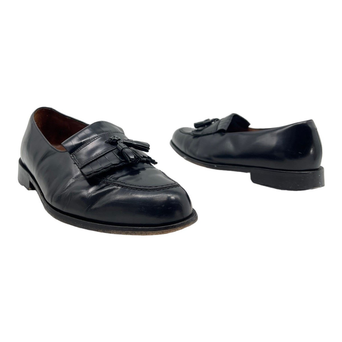 Vintage BOSTONIAN CLASSICS Mens 10W 10 W Leather Loafers  display picture 2