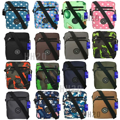 Cross Body Handbag Small Medium Shoulder Bag Utility Pockets Mens Ladies Unisex