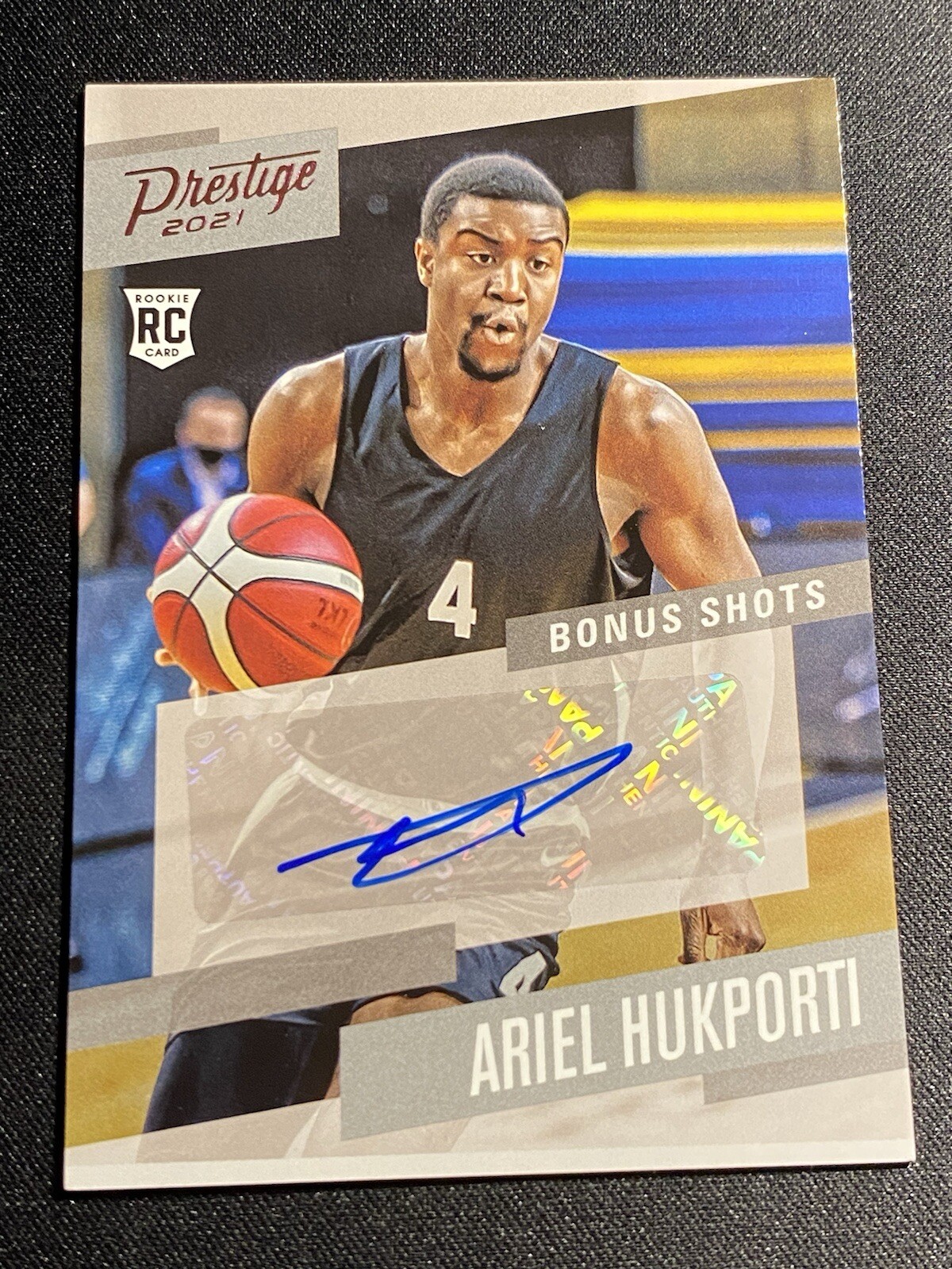 2021-22 Panini Chronicles Draft Picks Prestige Bonus Shots Auto Ariel Hukporti