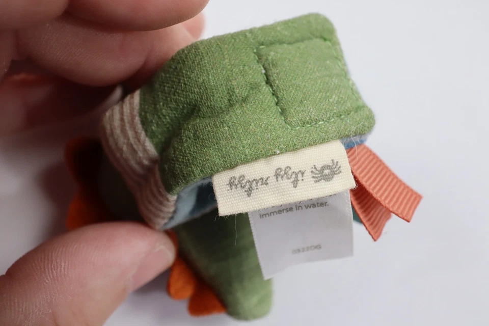 Itzy Ritzy динозавр плюшевый запястье погремушка игрушка зубочистка - Изображение 3 из 4