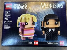 LEGO BrickHeadz Wednesday & Enid 40750 🖤 Netflix Series | New Factory Sealed