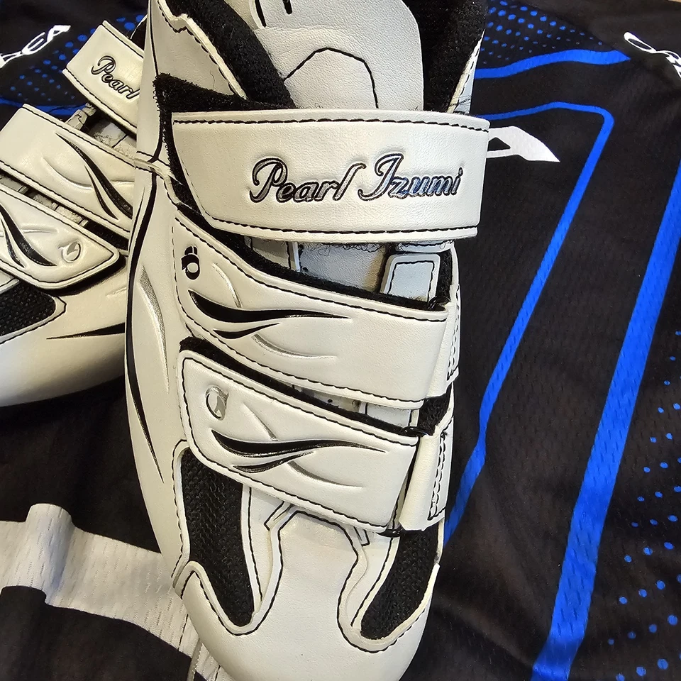 Zapatos de ciclismo Pearl Izumi W All-Road II para mujer EE. UU. 8 UE 40 blanco perla - se adapta a 7,5 Foto 4 de 4