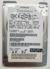 Hitachi 30gb IC25N030ATMR04 08K0910 320 08K1794 Hard Disk Drive HDD 2,5 Ide
