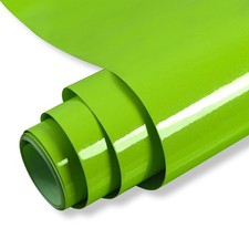 Hode Carta Adesiva per Mobili Verde Brillantini 40cmX3m Pellicola Adesiva