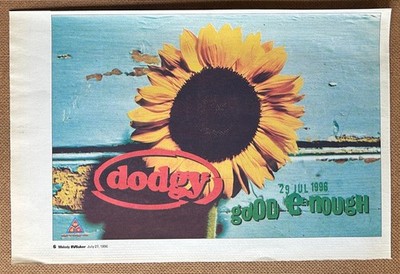 DODGY - GOOD ENOUGH 1996 half page UK press ad