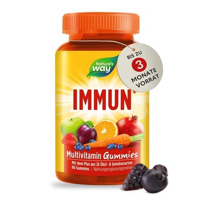 Immun Komplex Multivitamin Gummies I Mit Vitamin C 90 stück (1er Pack), Lila