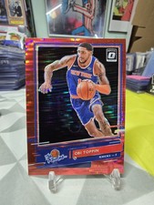 2020-21 Panini Donruss Optic The Rookies Red Pulsar Prizm Obi Toppin #4 Knicks