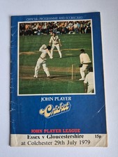 Essex V Gloucestershire 29/7/1979 John Player League Programme