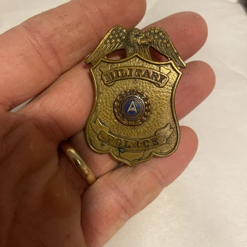 Ww2 Gen George Patton 3rd Army Military Police Badge . VERY RARE