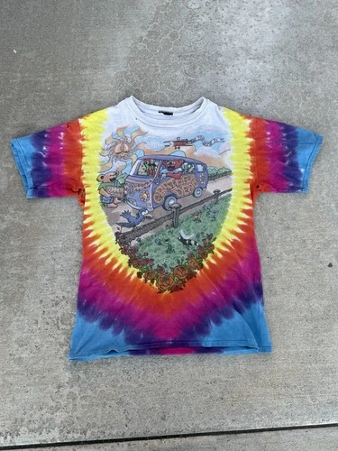 Grateful Dead Summer Tour Band Concert Tee Shir 1990s vintage concert t-shirt, vintage, size L, single stitch, B+ condition
