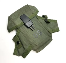 USGI Military OD Green LC-1 Alice 30 Round Small Arms Magazine Ammo Pouch - EXC