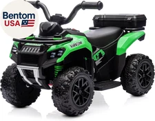 6V Ride on ATV, Battery Powered 4-Wheeler Electric Vehicle for Toddlers W/Blueto