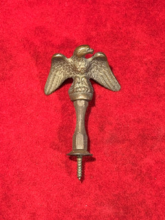 BEAUTIFUL ANTIQUE BRASS EAGLE LAMP FINIAL