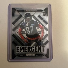 2025 Panini Prizm Emergent  #19 Luther Burden III (RC) Bears 