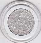 1886 Victoria Sixpence — photo from another recent sale