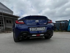 Fox Stainless Duplex Sport Exhaust Complete Opf System for Toyota GR86 Each 114mm