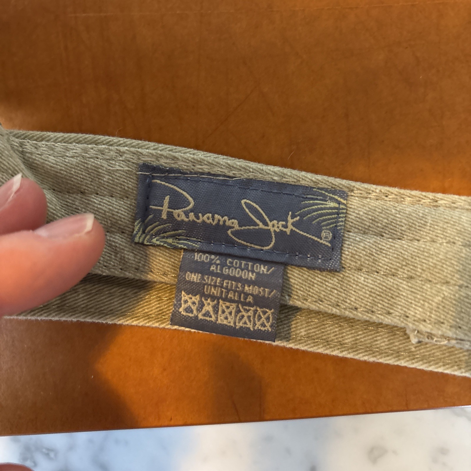 Panama Jack Visor Light Brown Adjustable Strap - image 5