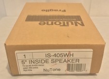 NEW NuTone IS-405WH 5" Inside Speaker for IM-4006 Intercom System Bright White