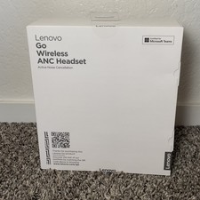 Lenovo Go Wireless Active Noise Cancellation Headset L12WL - Black - New In Box