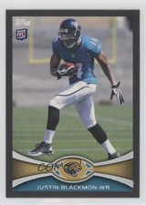 2012 Topps Black 57/57 Justin Blackmon #240 g4k
