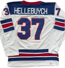 Connor Hellebuyck USA White ‘26 Olympics Jersey Mens Small S RARE Winnipeg Jets