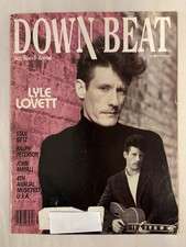 DOWN BEAT MAGAZINE-July 1990-Lyle Lovett-Stan Getz-Ralph Peterson-John Mayall
