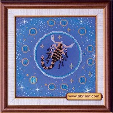 Bead Embroidery Kit "Scorpio" Stitching Handmade Beadwork